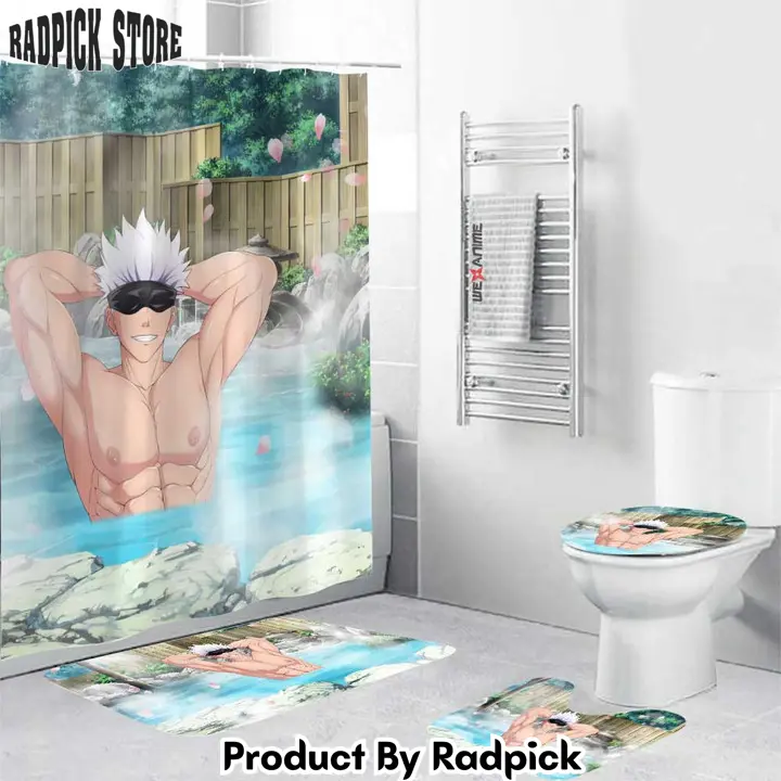 Jujutsu kaisen boys hot spring satoru gojo combo bathroom set   rp0202631